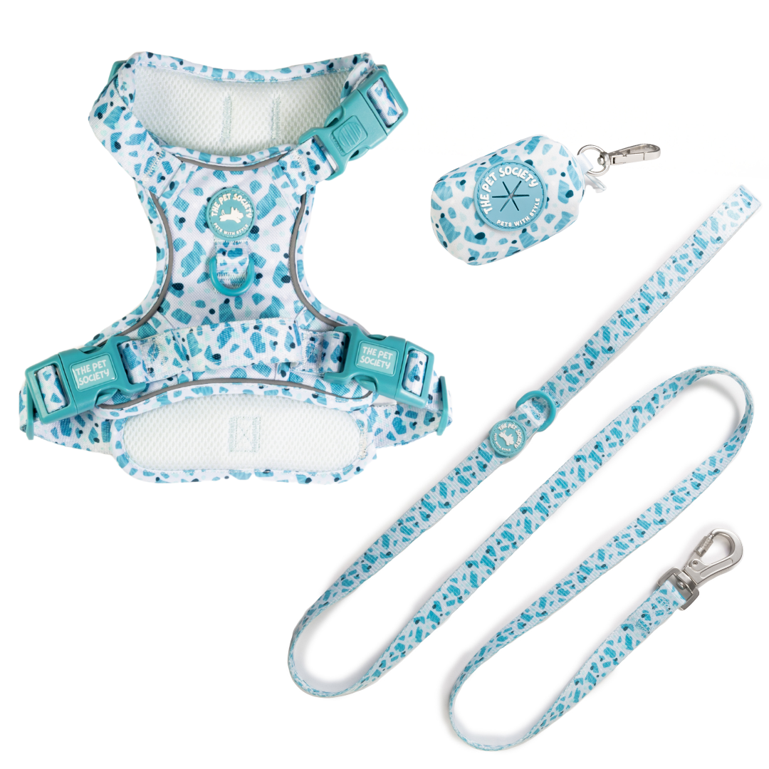 Pack Arnés Mar (Arnés + correa + Porta Bolsa)