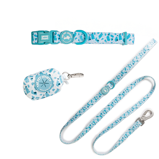 Pack Collar Mar (Collar + Correa + Porta Bolsa)