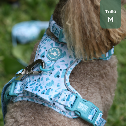 Pack Premium Mar (Arnés + collar + correa + Porta Bolsa)